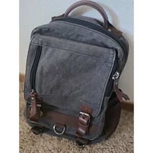 Leaper || Vintage Canvas Sling Backpack Crossbody Bag || Size: Medium ||
